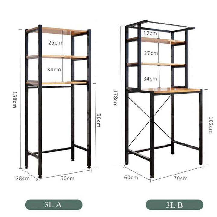 Mini Fridge Washing Machine Bathroom Organizer Rack - waseeh.com