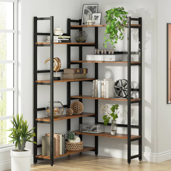 Taboret Corner Living Bedroom Bookcase Organizer Storage Rack Decor - waseeh.com