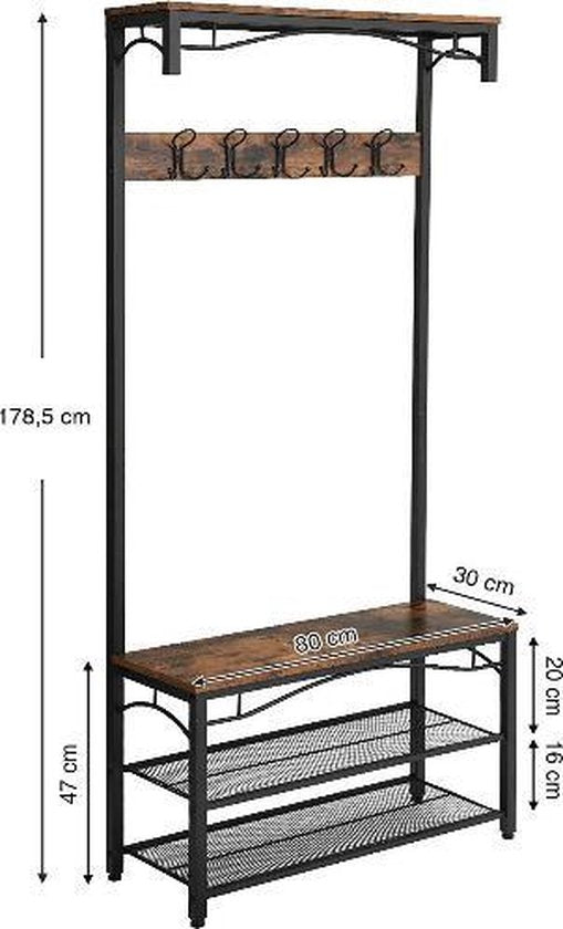 MIRA Coat Cloth Shoe Organizer Rack - waseeh.com