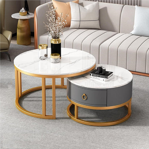 Tangula Modern Living Room Table Lounge Nesting Tables