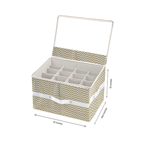 Qoolish 16-Pair Shoe Storage Organizer - Clear, Foldable, Space-Saving Shoe Cubby with Bottom Support