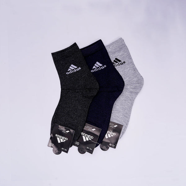 AD - BASIC ANKLE SOCKS (PACK OF 3)