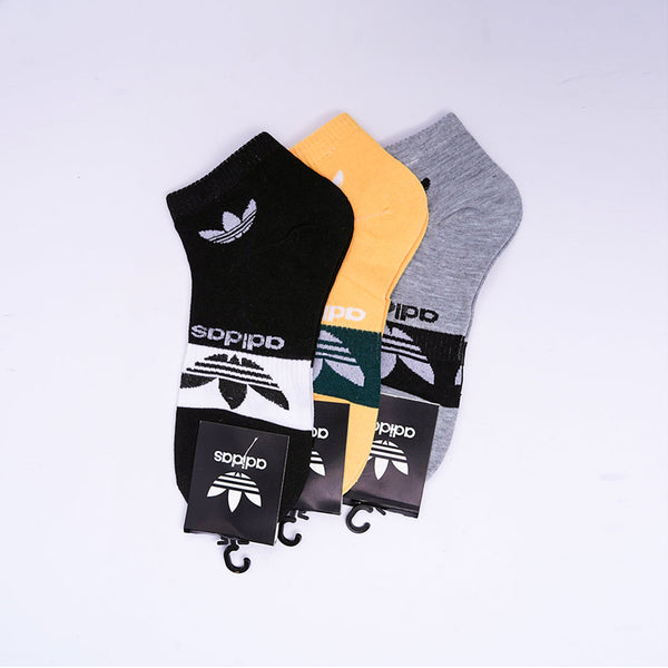 AD - BASIC ANKLE SOCKS (PACK OF 3)