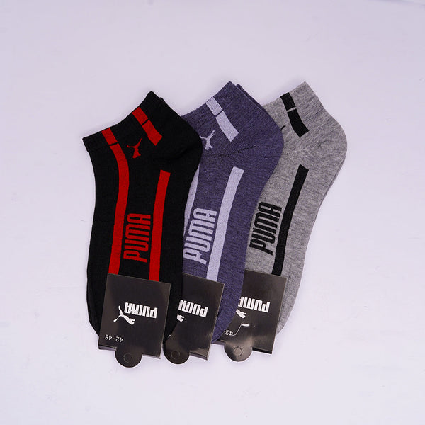 PM - BASIC ANKLE SOCKS (PACK OF 3)