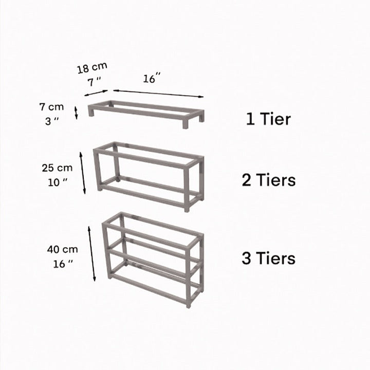 Schuhregal Metal Shoe Oganizer Storage Rack - waseeh.com