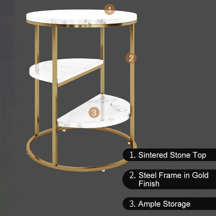 Halcyon Living Lounge Bedroom Modern Side Table - waseeh.com