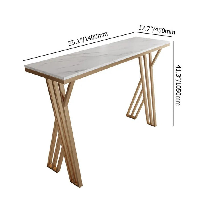 Occitan Breakfast Counter Lounge Entryway Drawing Room Console Table - waseeh.com