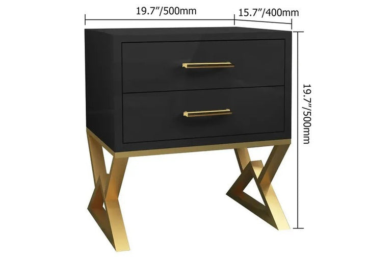 Nugatory Bedroom Lamp Organizer Drawer Side Table - waseeh.com