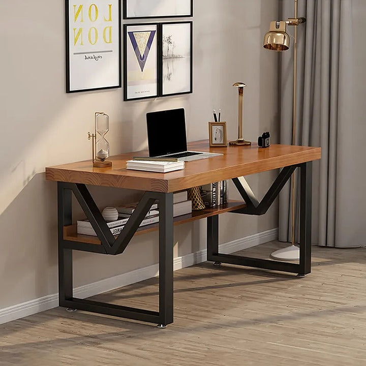 Elongate Home Office Writing Work Organizer Desk Table - waseeh.com