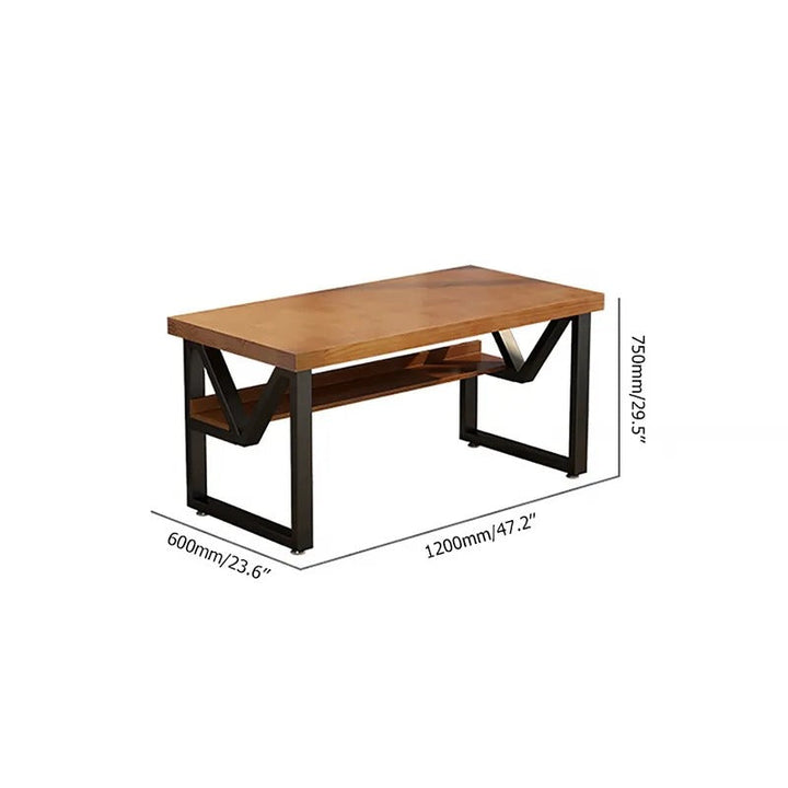 Elongate Home Office Writing Work Organizer Desk Table - waseeh.com