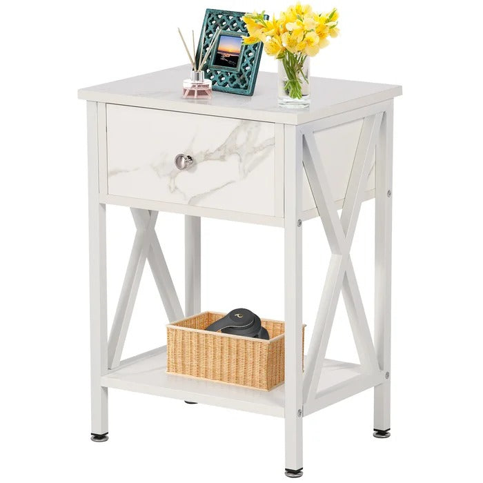 Halstein Lounge Bed Room Organizer Side Table Decor - waseeh.com