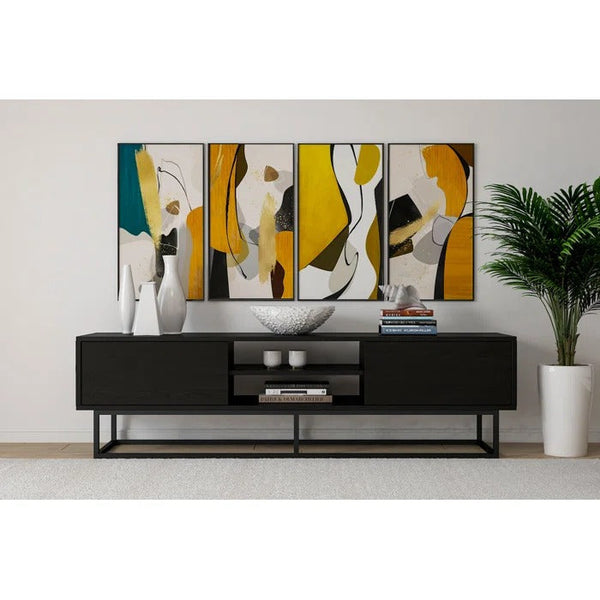 Fitzgibbon LED Media Living Lounge Console Table