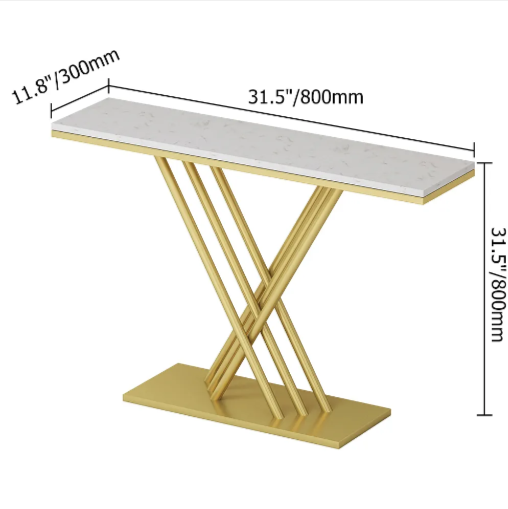 Scrimpy LED Living Lounge Entryway Console Organizer Table - waseeh.com